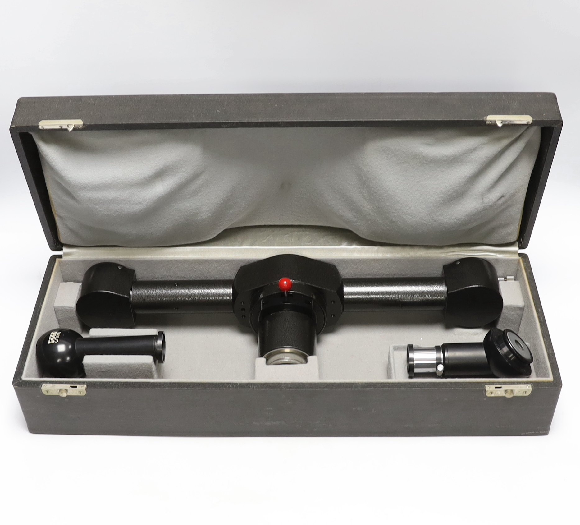 A Wild Heerbrug, Switzerland Diskussion Stubbs double ended microscope viewing lens with fitted case